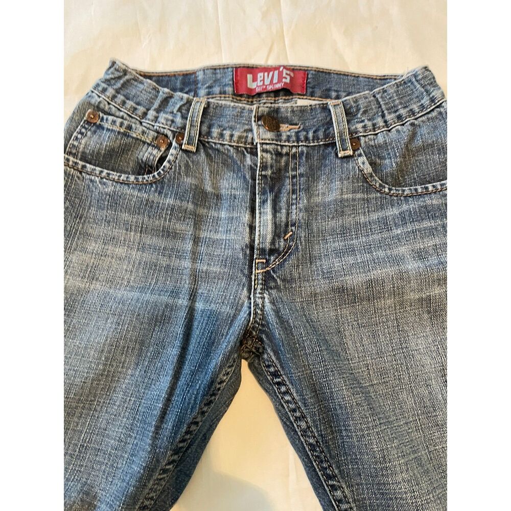 Vintage Levi's 511 Jeans Denim Straight 100% Cotton Size 27x27 or Boy's 14 - Picture 5 of 9